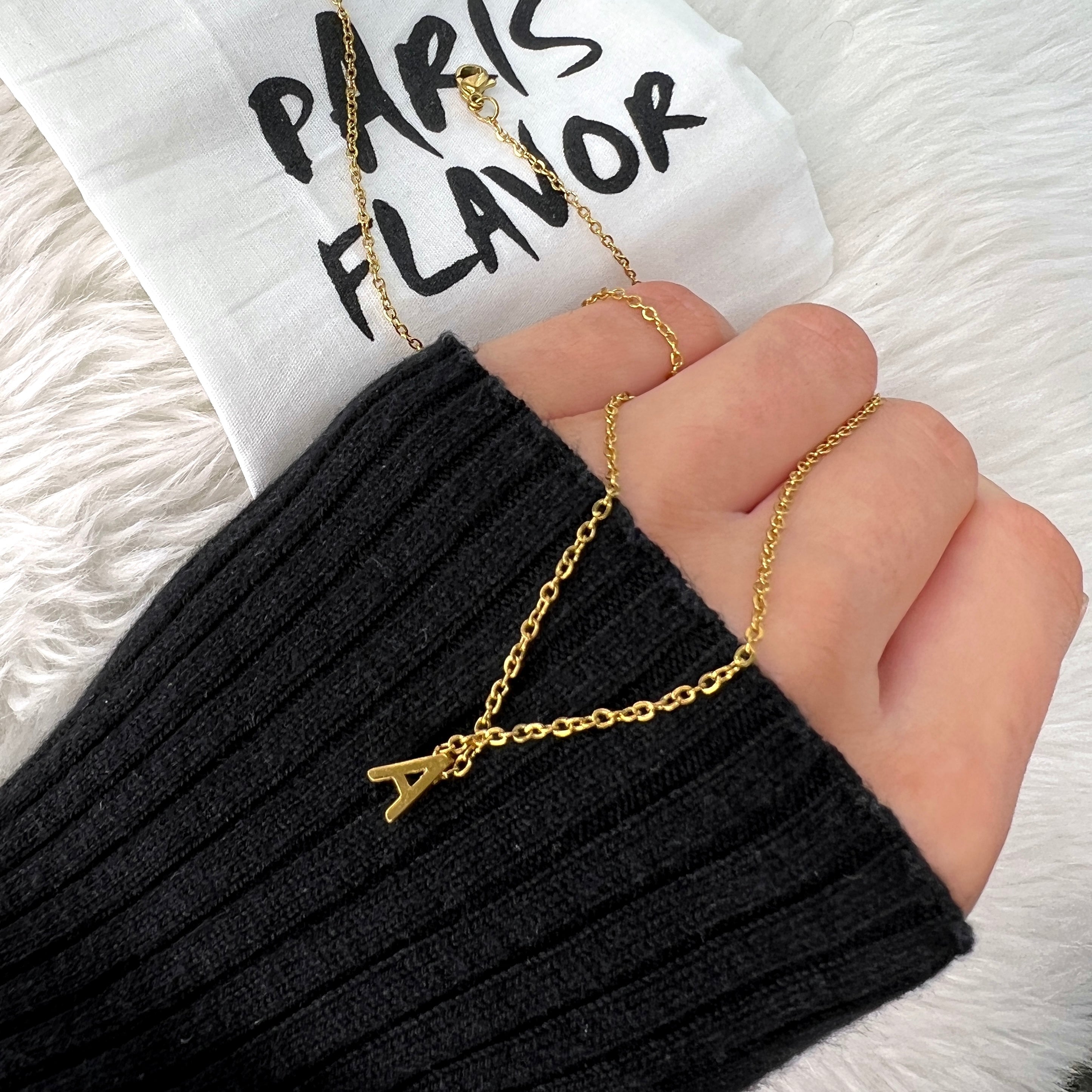 Collier Initiale ParisFlavor