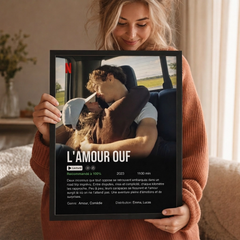 AFFICHE DE FILM PERSONNALISÉE