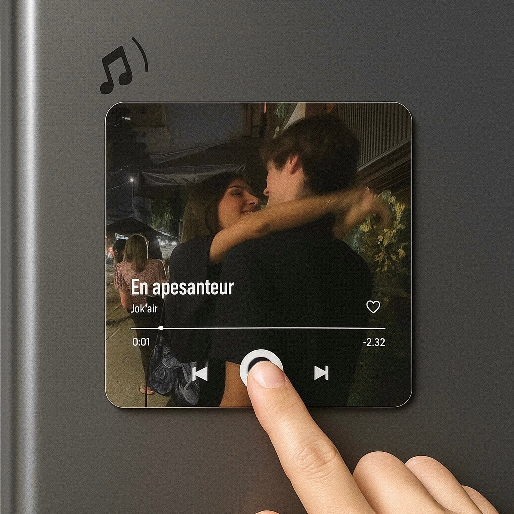Magnet Musical Personnalisé - Avec haut-parleur intégré