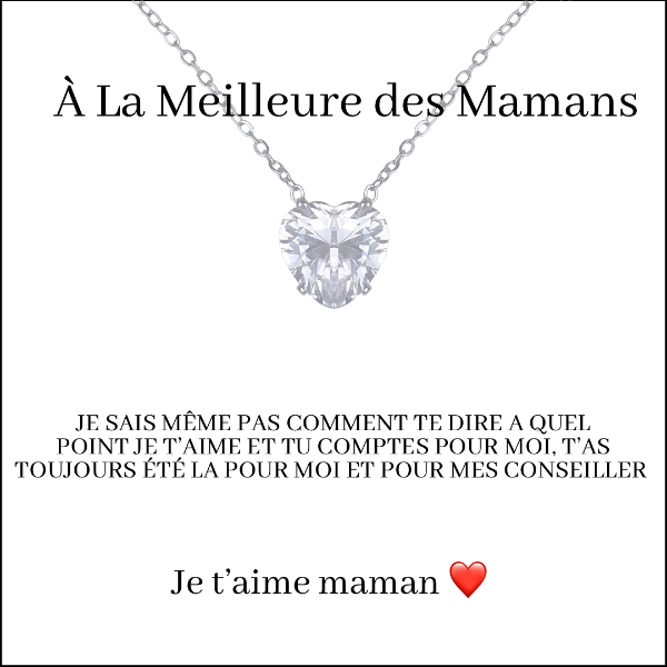 Coffret Collier "À la Meilleure des Mamans"