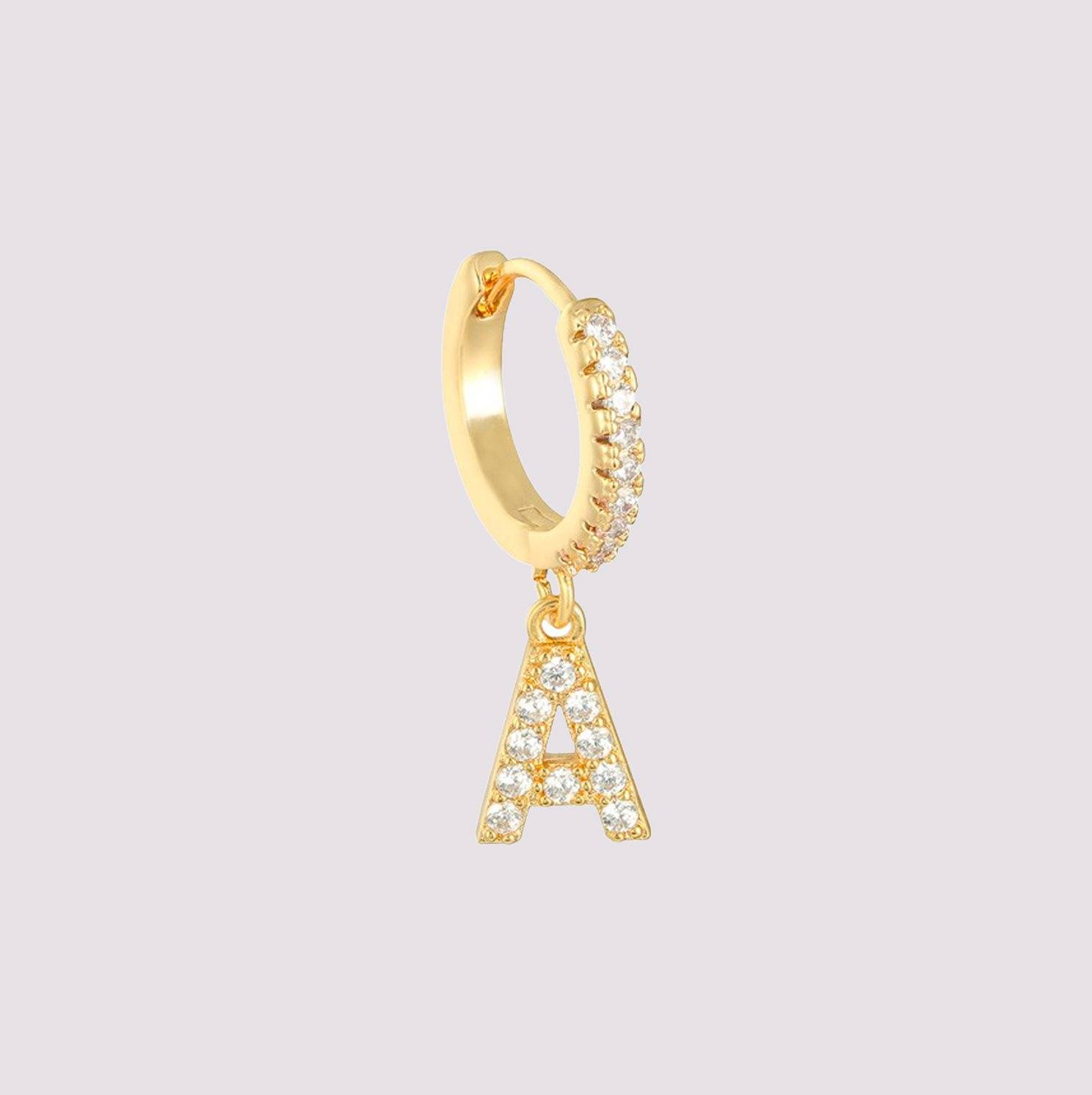 Boucle d'Oreille Initiale Paris Flavor A 