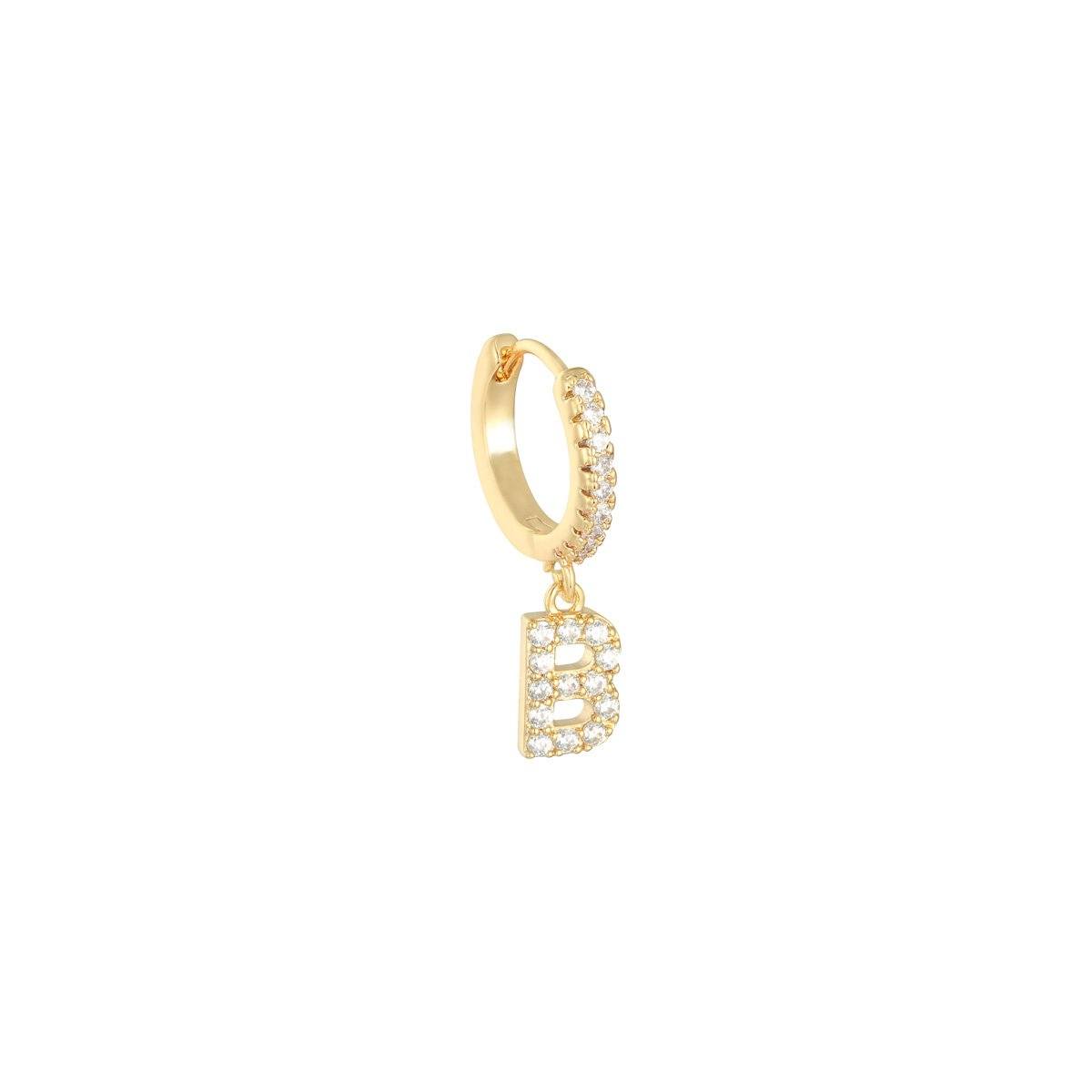 Boucle d'Oreille Initiale Paris Flavor B 