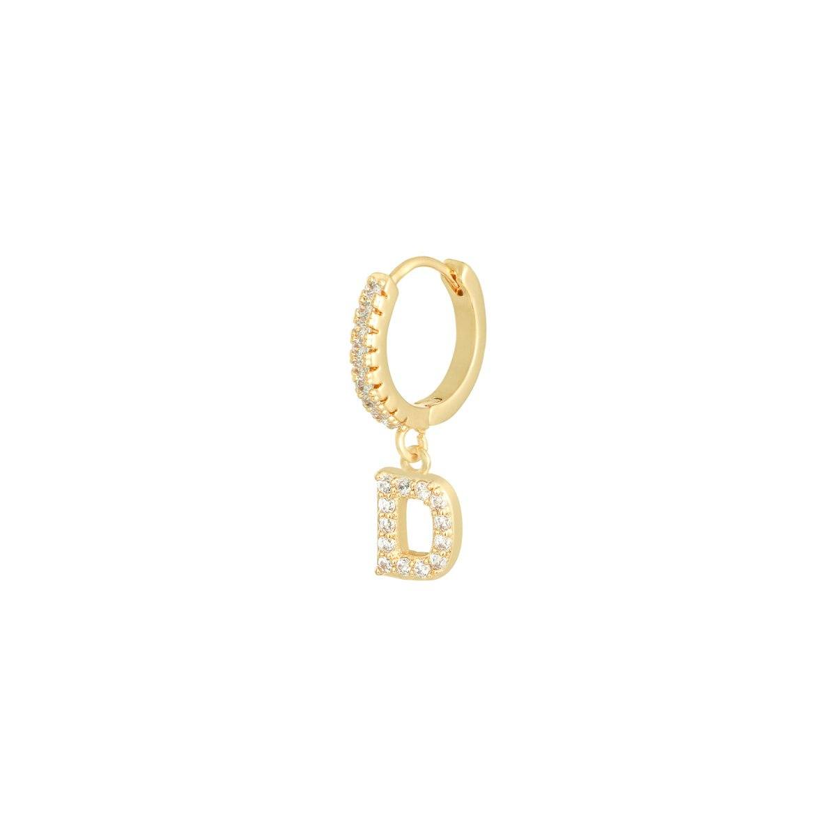 Boucle d'Oreille Initiale Paris Flavor D 