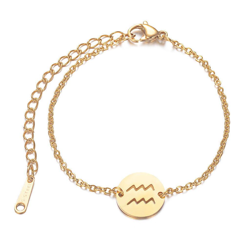 Bracelet Zodiac Paris Flavor Gold Verseau 