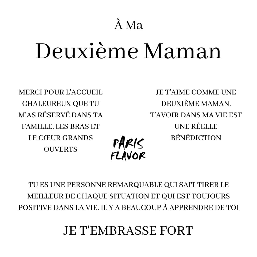 Coffret Collier "À Ma Deuxième Maman"