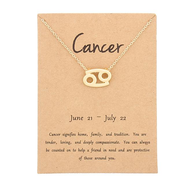 Collier Zodiac Rigal ParisFlavor Cancer 