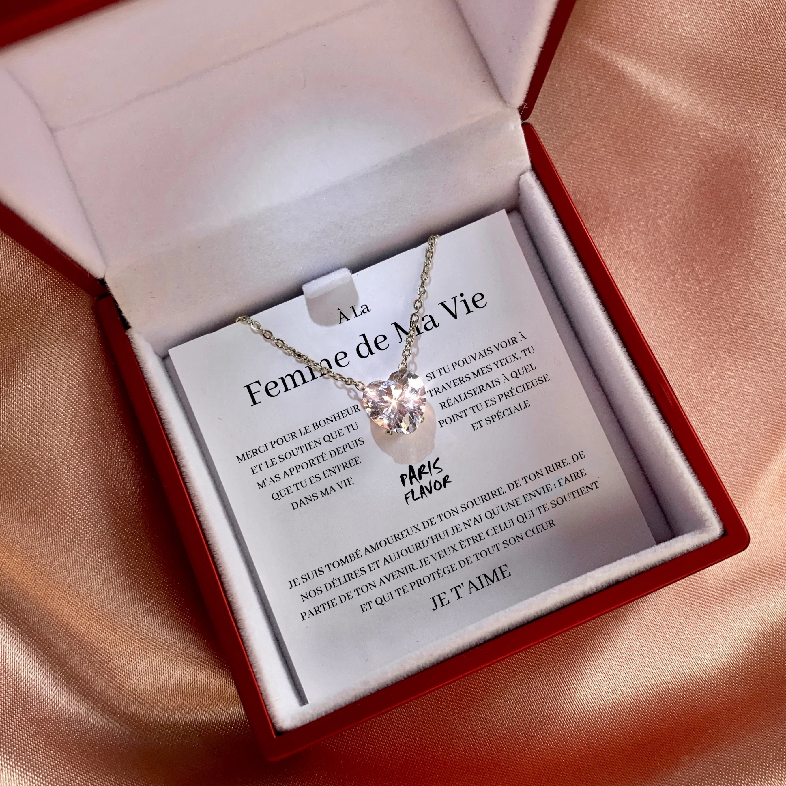 “To the Woman of My Life” Necklace Box